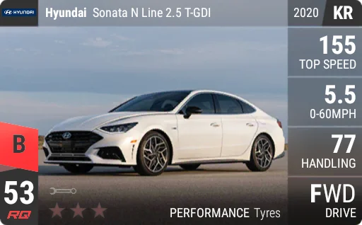 Hyundai Sonata N Line 2.5 T-GDI