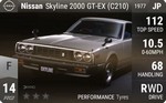 Skyline 2000 GT-EX (C210)
