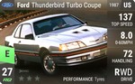 Thunderbird Turbo Coupe