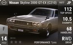 Skyline 2000 GT-EX (C210)