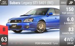 Legacy STI S401 (BE)