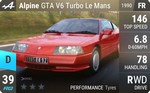 Alpine GTA V6 Turbo Le Mans