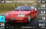 Alpine GTA V6 Turbo Le Mans