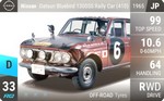 Datsun Bluebird 1300SS Rally Car (410)