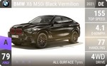 X6 M50i Black Vermilion