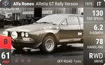 Alfetta GT Rally Version