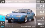 Alpine GTA V6 Turbo Le Mans