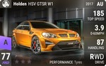 HSV GTSR W1