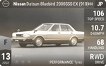Datsun Bluebird 2000SSS-EX (910)