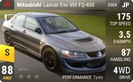 Lancer Evo VIII FQ-400