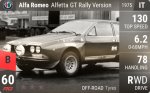 Alfetta GT Rally Version