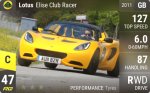 Elise Club Racer