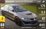 Lancer Evo VIII FQ-400