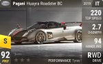 Huayra Roadster BC