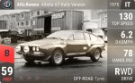 Alfetta GT Rally Version