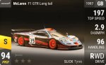 F1 GTR Long tail