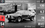 Alfetta GT Rally Version