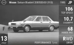 Datsun Bluebird 2000SSS-EX (910)
