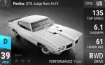 GTO Judge Ram Air IV