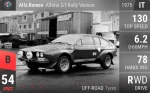 Alfetta GT Rally Version