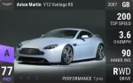 V12 Vantage RS