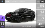 X6 M50i Black Vermilion