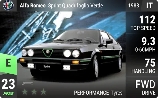Alfa Romeo Sprint Quadrifoglio Verde