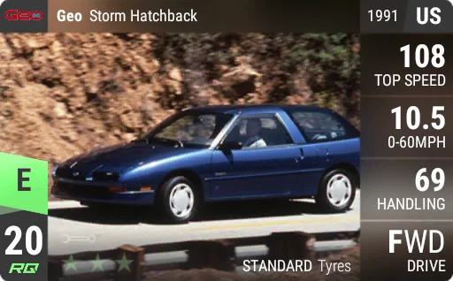 Geo Storm Hatchback