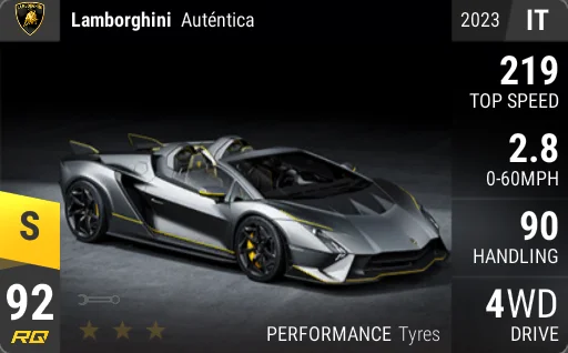 [s92] Lamborghini Autentica 2023