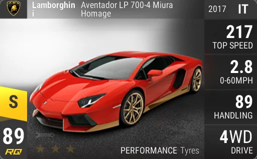 [s89] Lamborghini Aventador LP 700-4 Miura Homage 2017