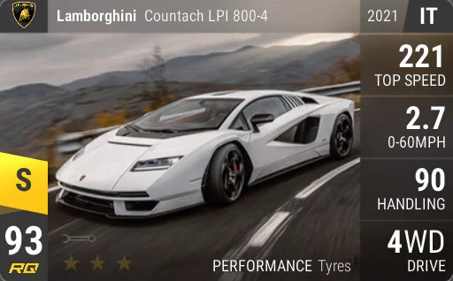 [s93] Lamborghini Countach LPI 800-4 2021