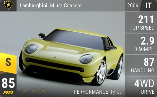 [s85] Lamborghini Miura Concept 2006
