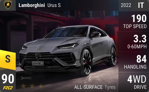 [s90] Lamborghini Urus S 2022