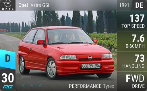 Vauxhall/Opel Opel Astra GSi