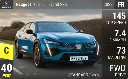 Peugeot 408 1.6 Hybrid 225