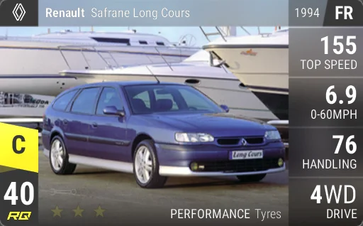 Renault Safrane Long Cours