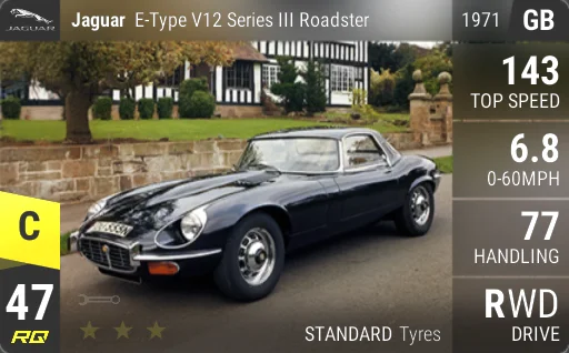 Jaguar E-Type V12 Series III Roadster