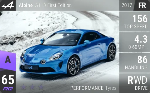 Alpine A110 First Edition