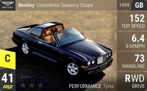 Bentley Continental Sedanca CoupE