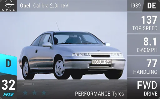 Vauxhall/Opel Opel Calibra 2.0i 16V
