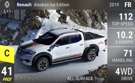 Renault Alaskan Ice Edition