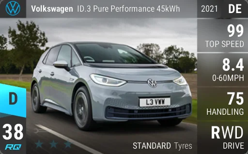 Volkswagen ID.3 Pure Performance 45kWh